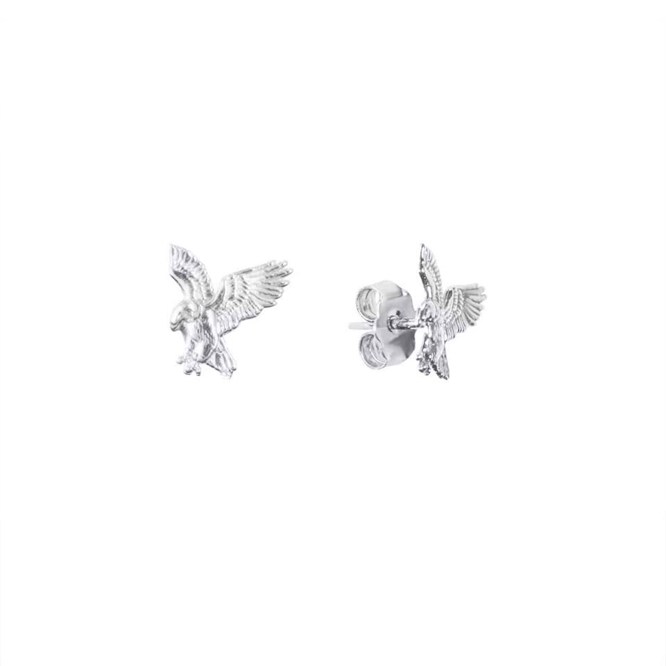 Bald Eagle Sterling Silver Stud Earrings
