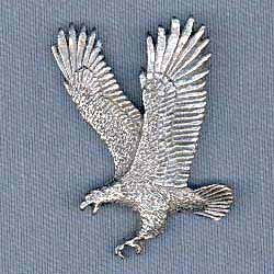 Bald Eagle Hat Pin, Lapel Pin