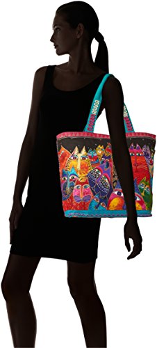 Cat Themed Shoulder Tote - Fantasticats - Fron Laurel Burch