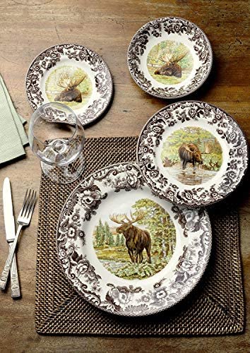 Wild Moose Spode Dinner Plate