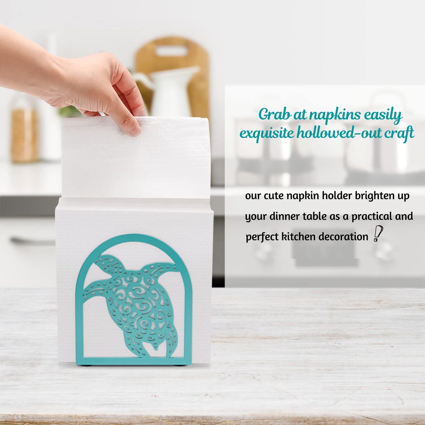 Sea Turtle Design Napkin Holder