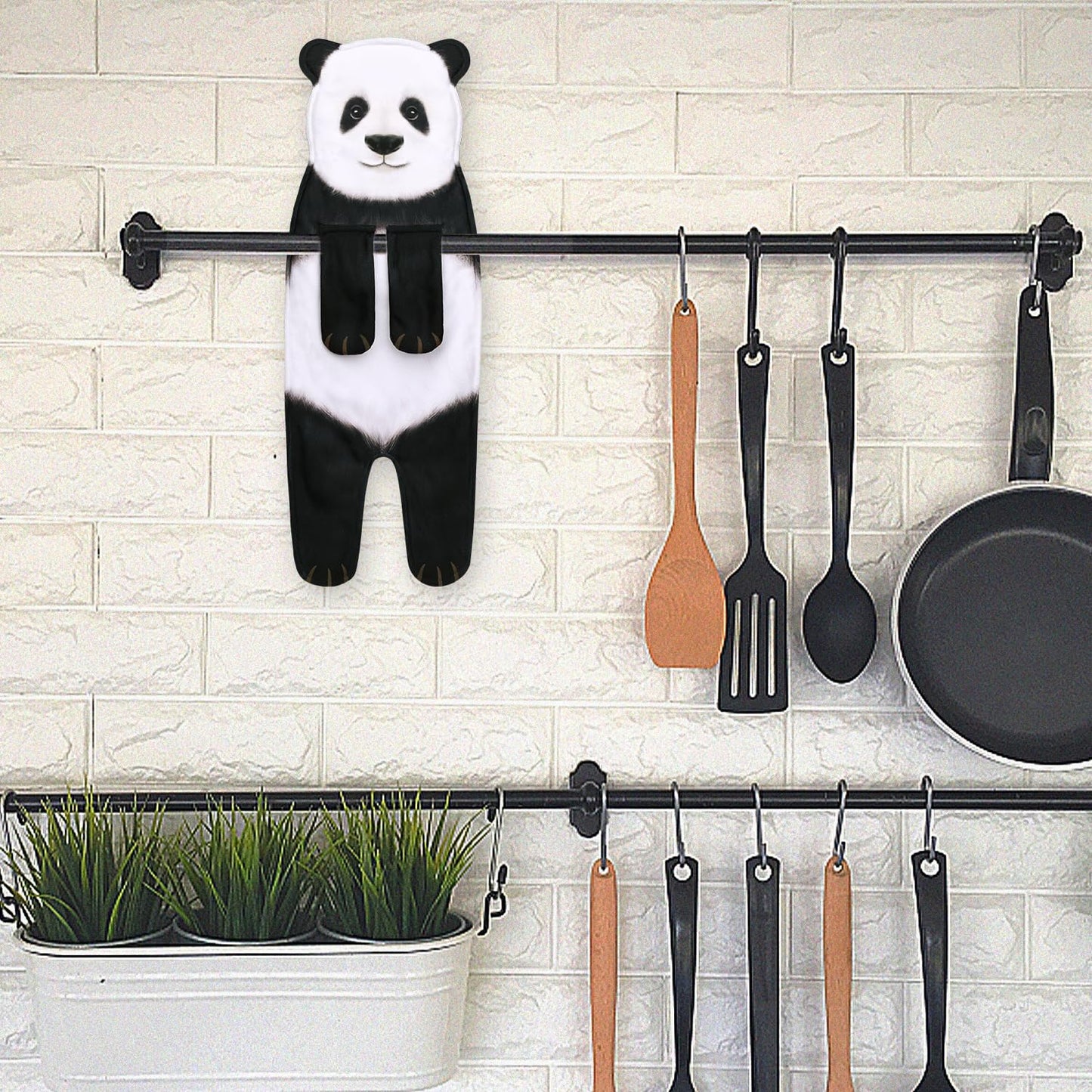 Cute Decorative Panda Hand Towel