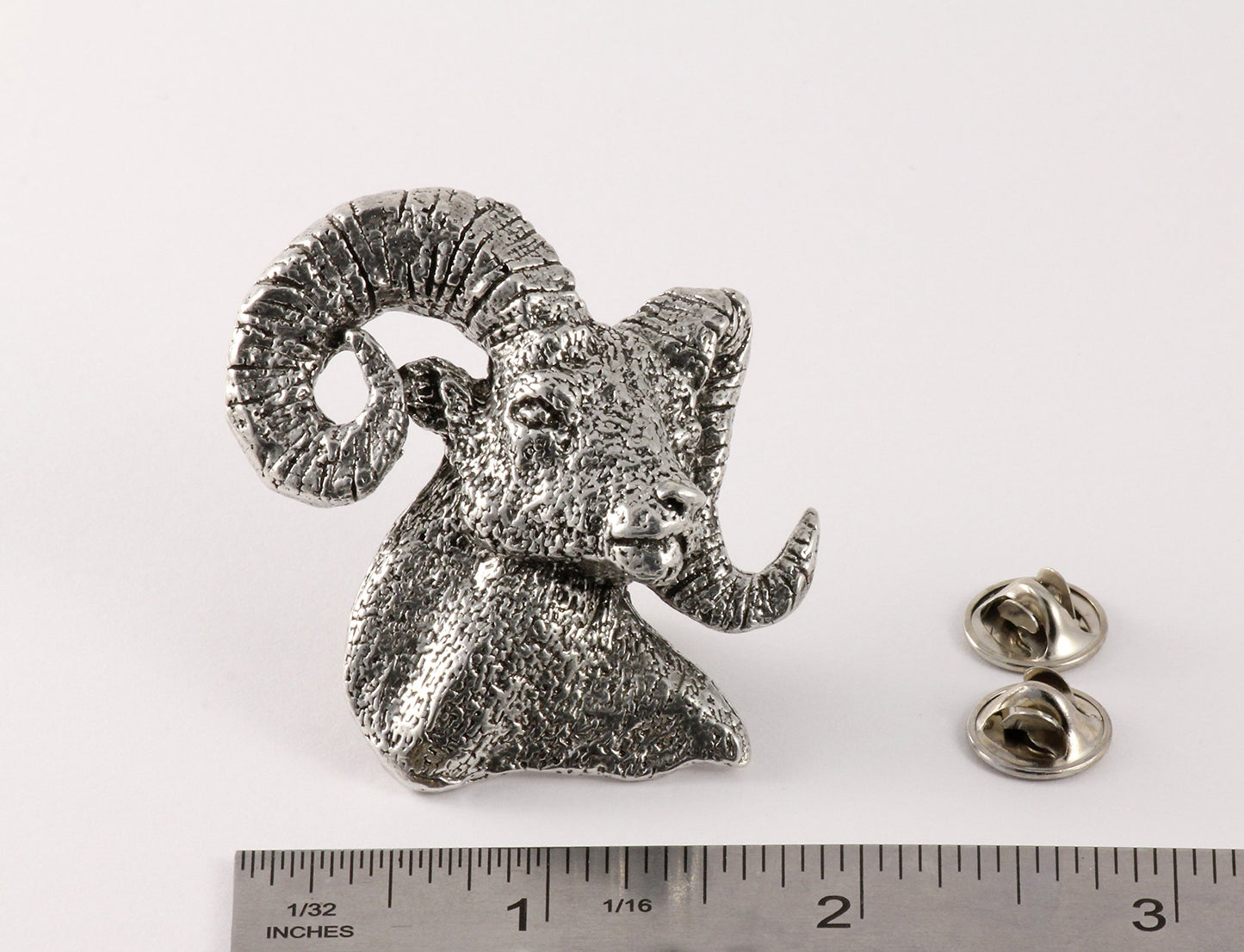 Bighorn Sheep Hat Pin, Lapel Pin, Brooch