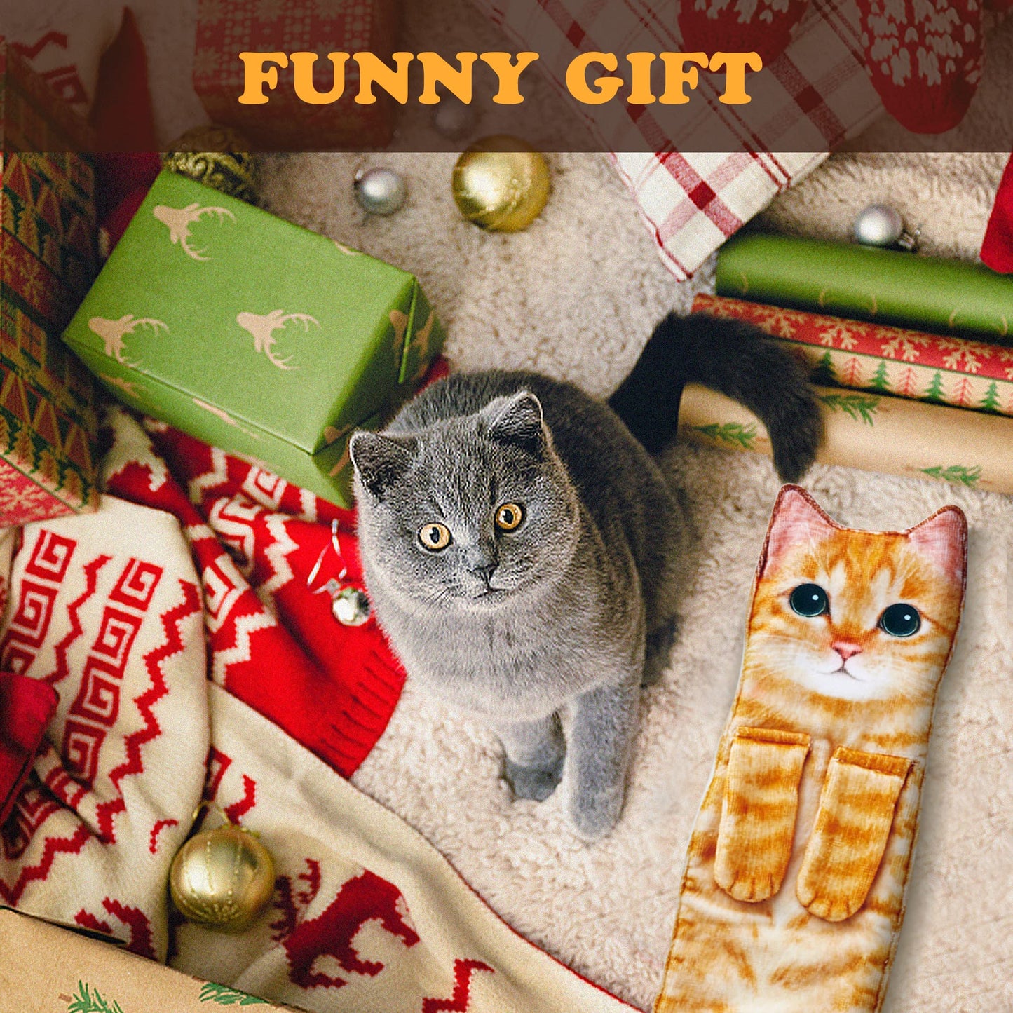 Cute Decorative Cat Hand Towel