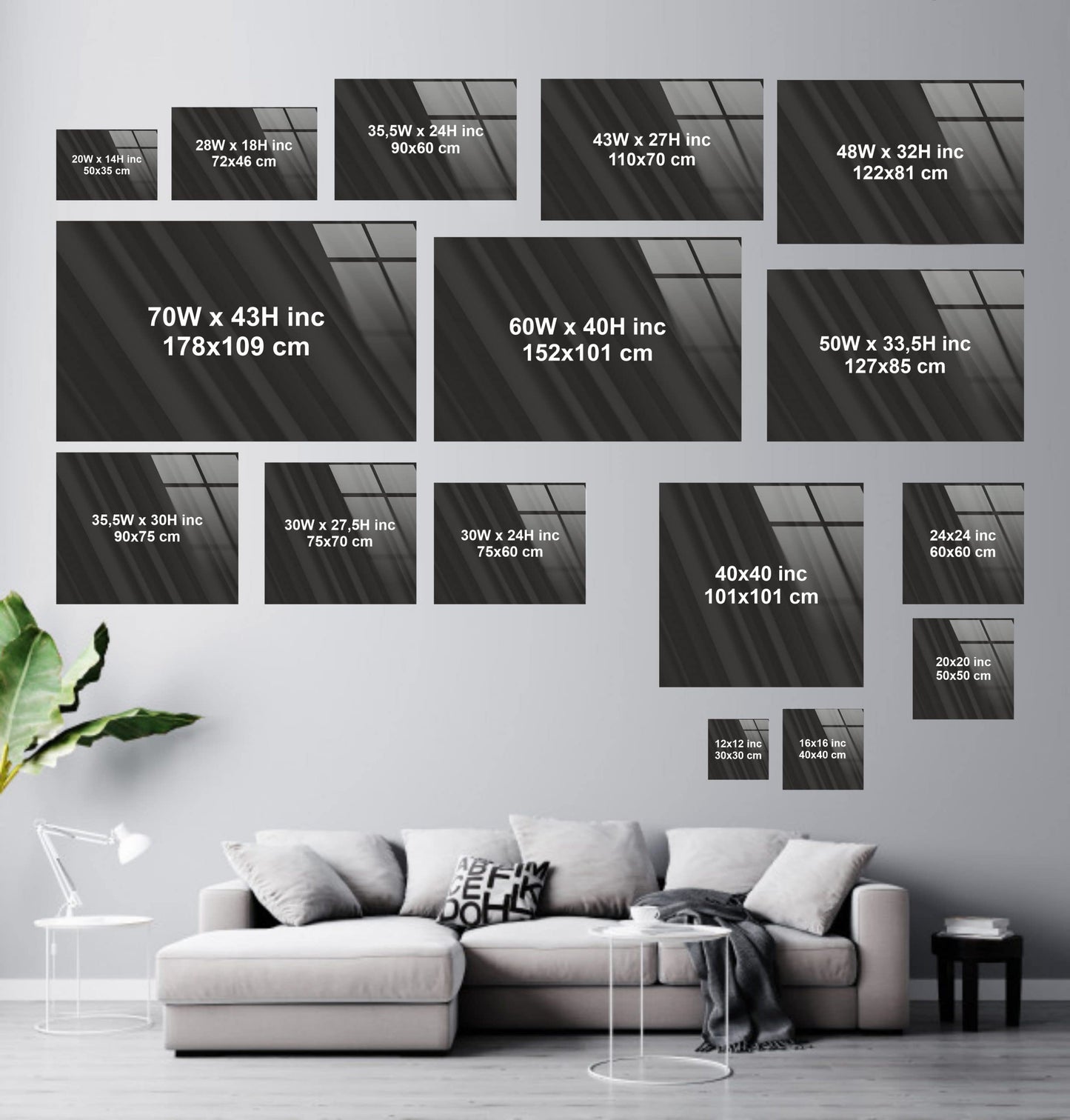 Tropical Reef Fish Glass Wall Art