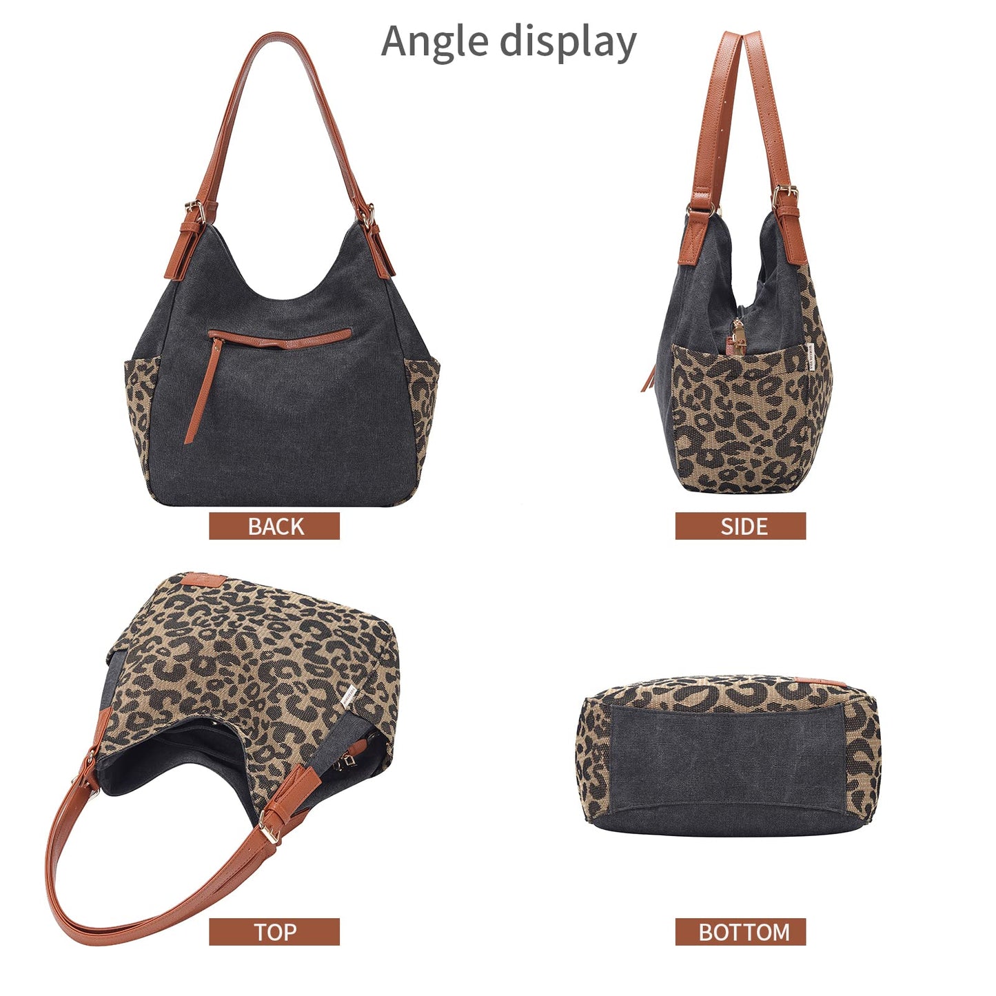 Shoulder Bag With Leopard Print