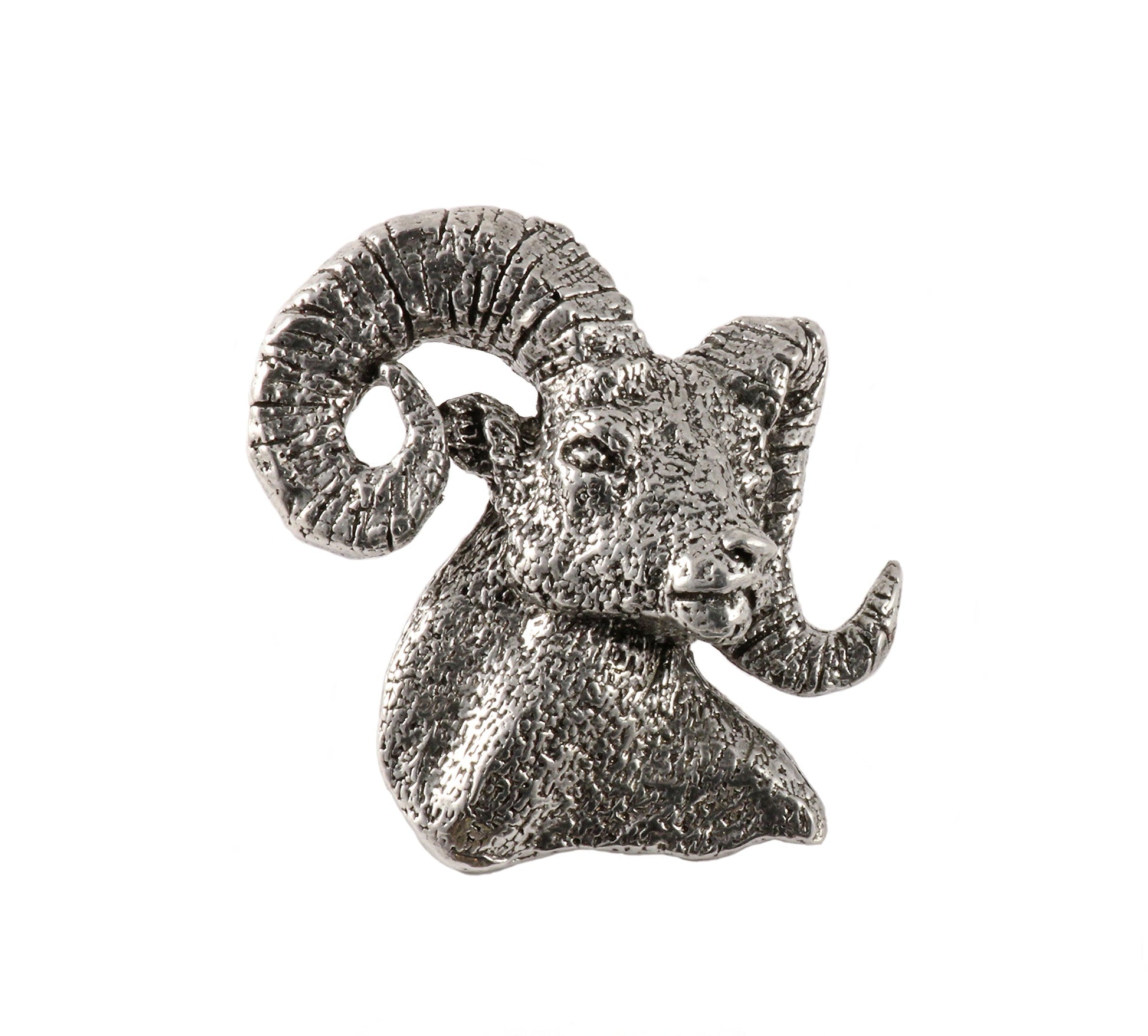 pewter bighoen sheep design lapel pin