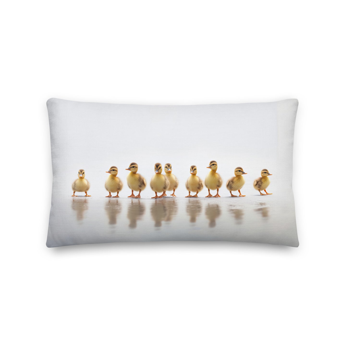 Premium Pillow printed with ducklings