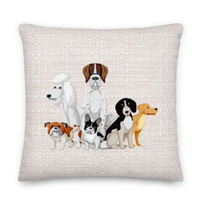 Adorable Dogs Cushion - Pillow