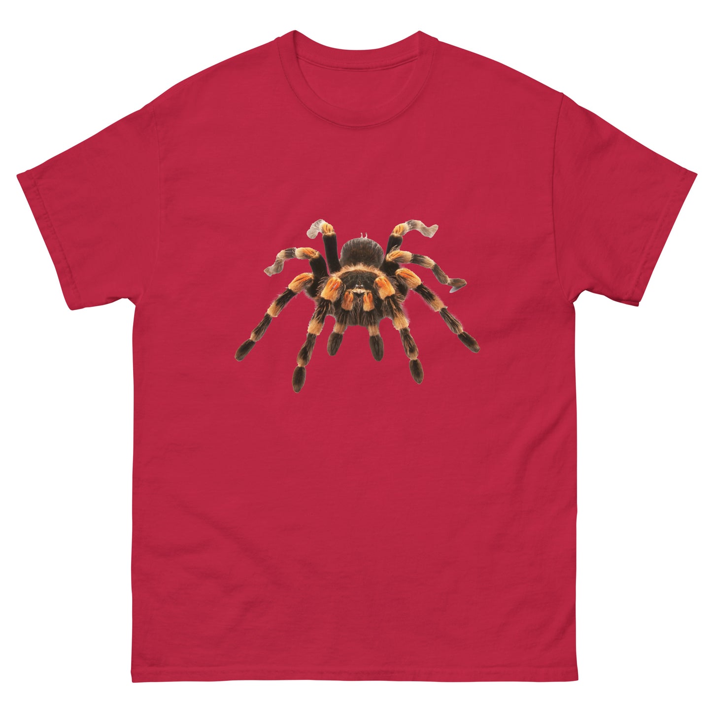 Mens classic t-shirt printed with a Tarantula Spider