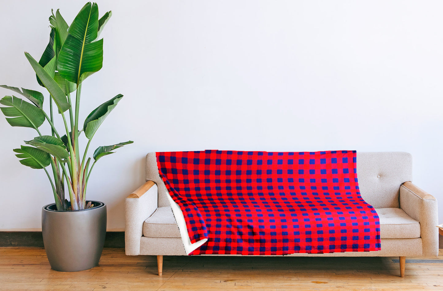 Throw Blanket with Tradional Maasai Design