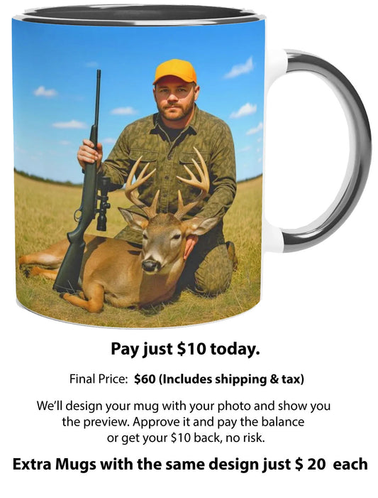 Custom Printed Mug For Hunters