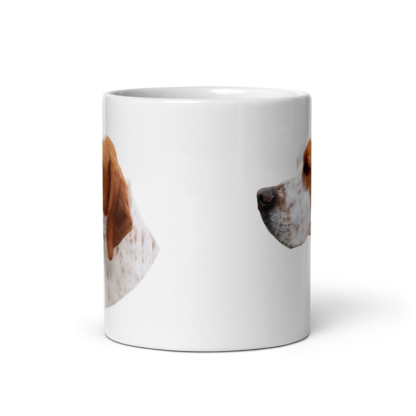 Glossy Mug Printed with a Pointer Dog