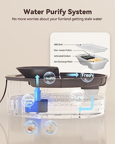 Dog Water Fountain Dispenser for Large Dogs