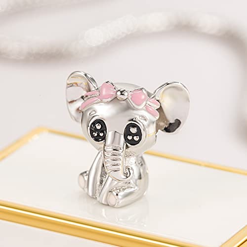 Sterling Silver Bracelet with cute elephant calf