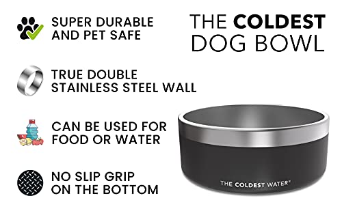 Stainless Steel Non Slip dog bowl with no spill