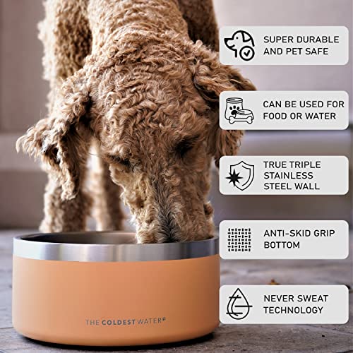 Stainless Steel Non Slip dog bowl with no spill